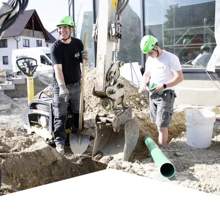 Tiefbau und Kanalbau
