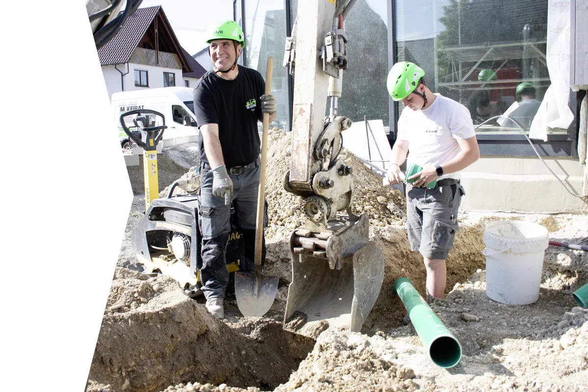 Tiefbau und Kanalbau